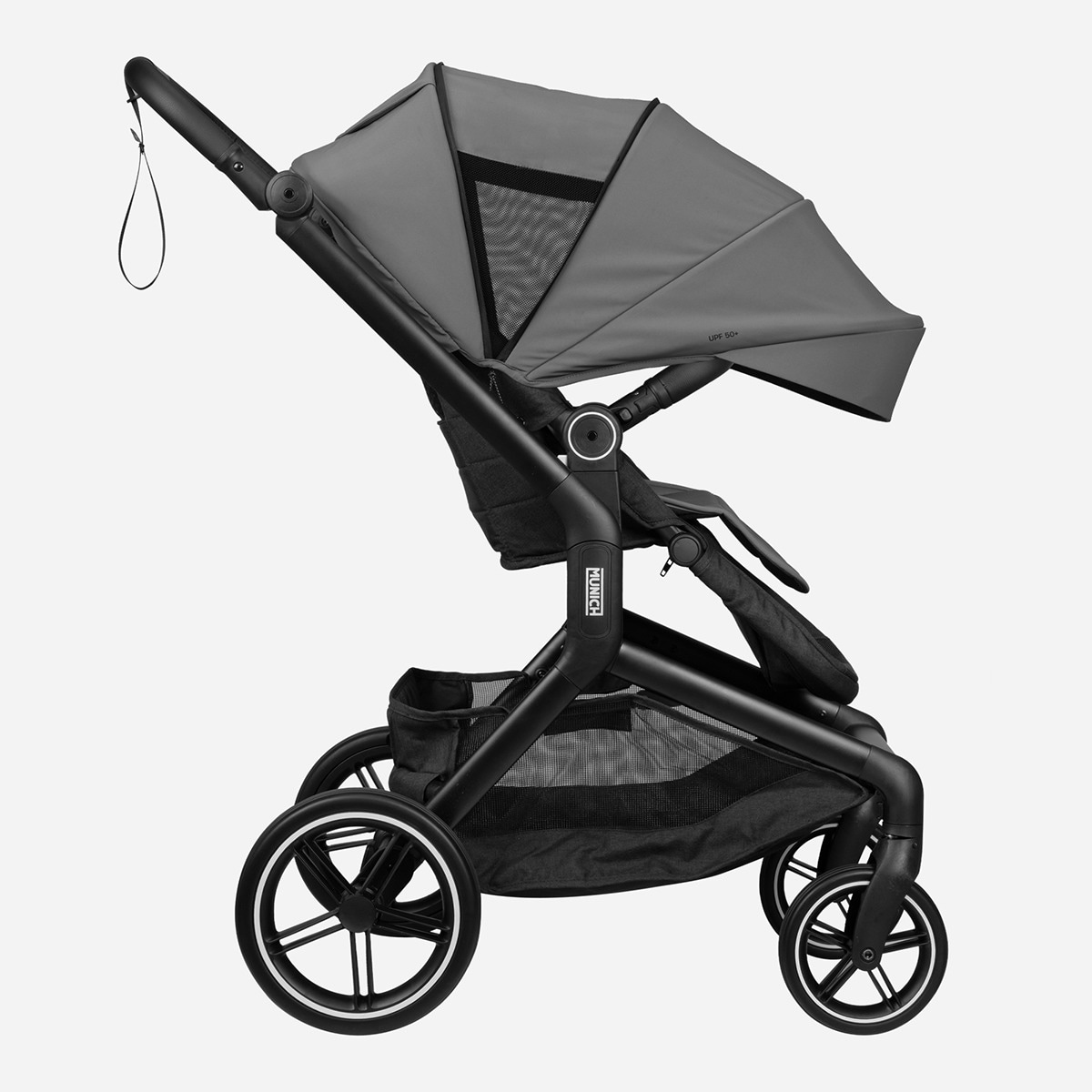 Carrinho de Bebé Munich Cinzento-15