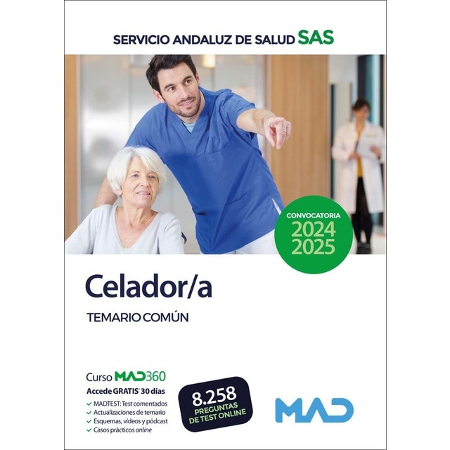 Imagen 0 de Celador/a del Servicio Andaluz de Salud. Temario Común  (Tapa blanda)