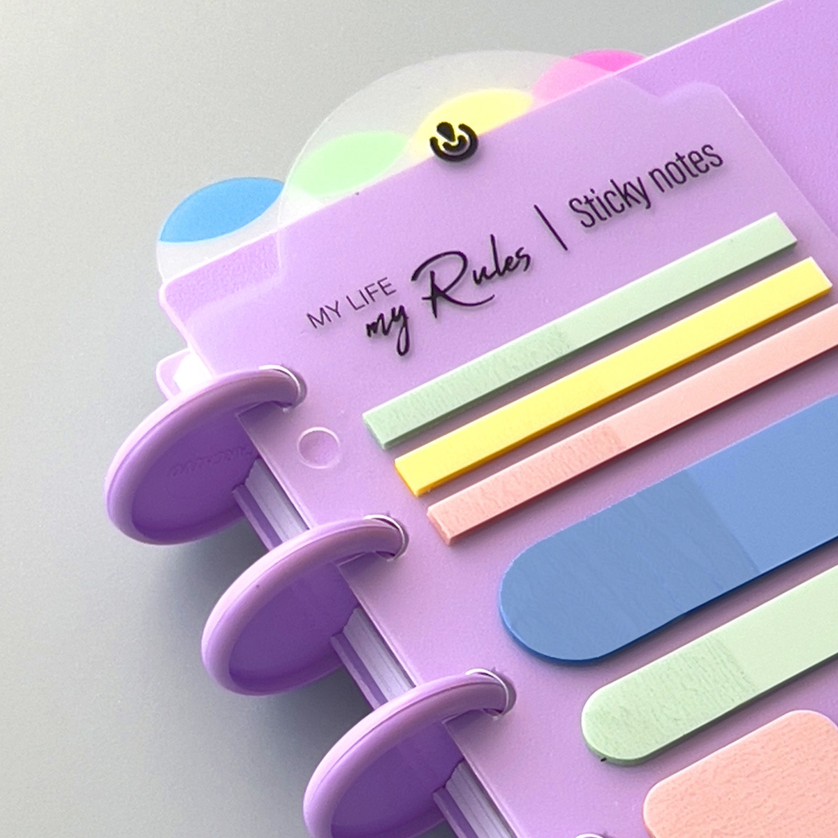 Notas adhesivas Ingeniox irregular colores pastel Carchivo 2