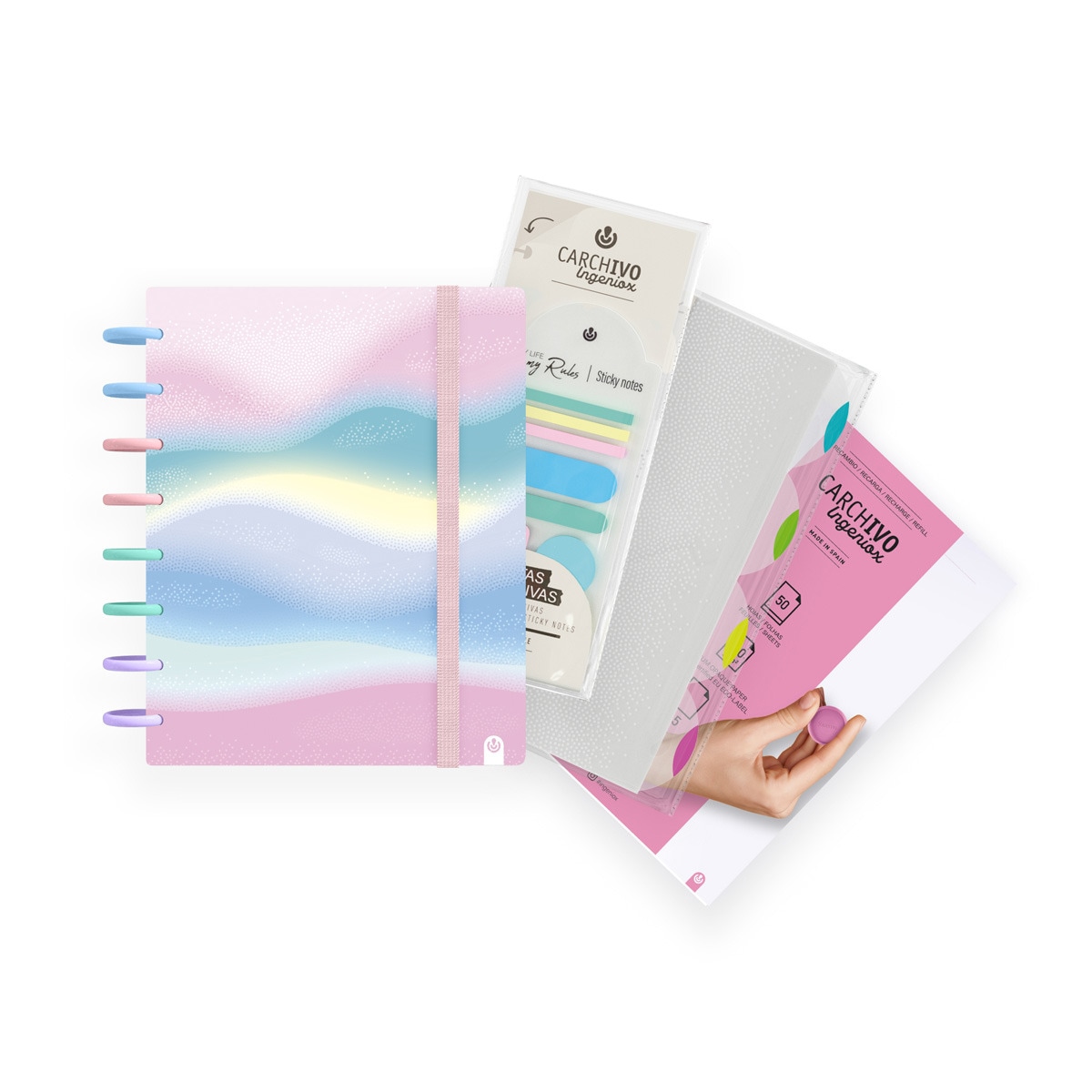 Imagen 0 de Pack cuaderno Ingeniox diseño exclusivo A5 Carchivo