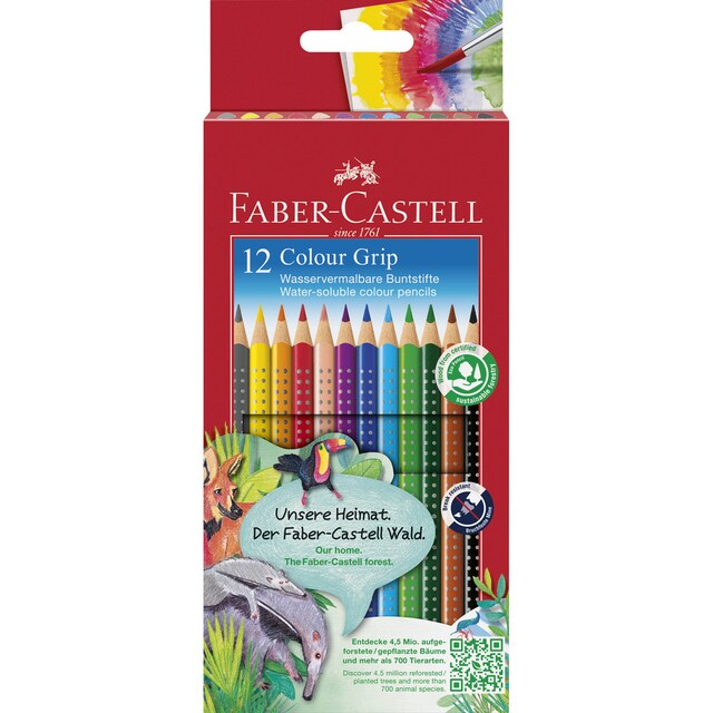 Imagem 0 de Conjunto de 12 Lápis aguarelas Faber-Castell