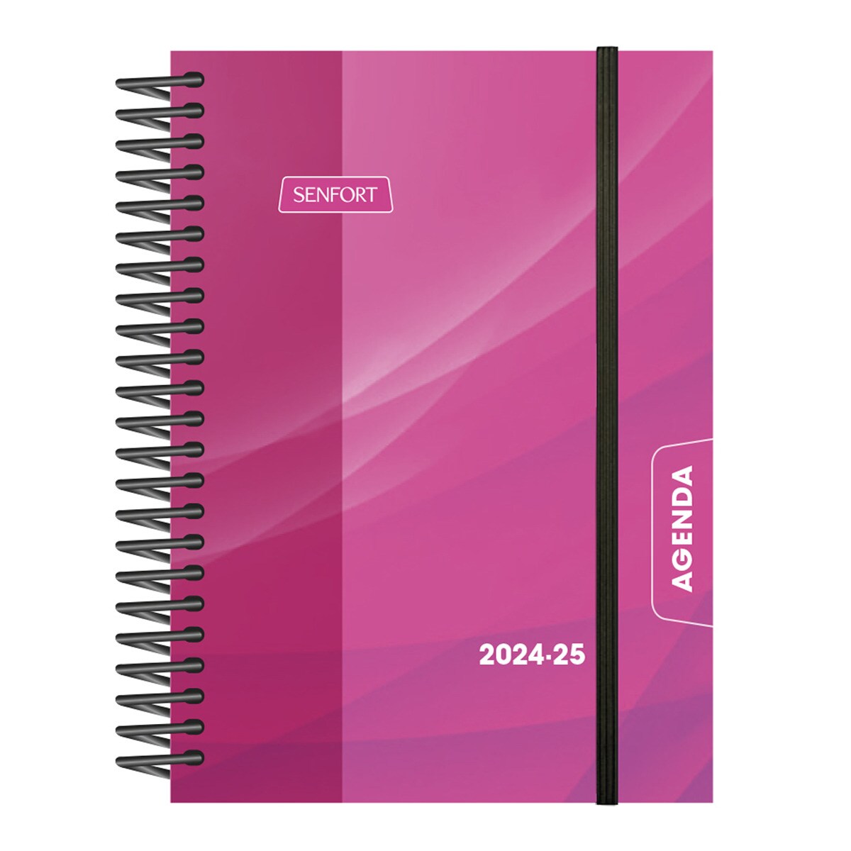 Agenda escolar 2024-2025 1 dia por página A6  Student Senfort Catalão Fúcsia-1