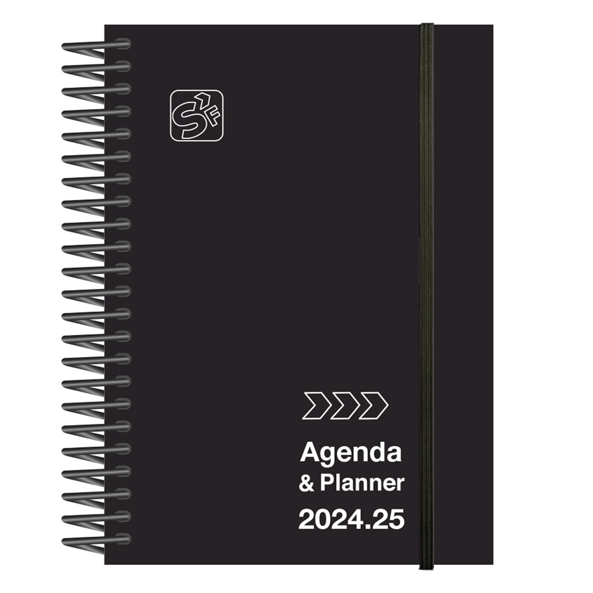 Agenda escolar 2024-2025 1 dia por página A6  Student Senfort Catalão Preto-1