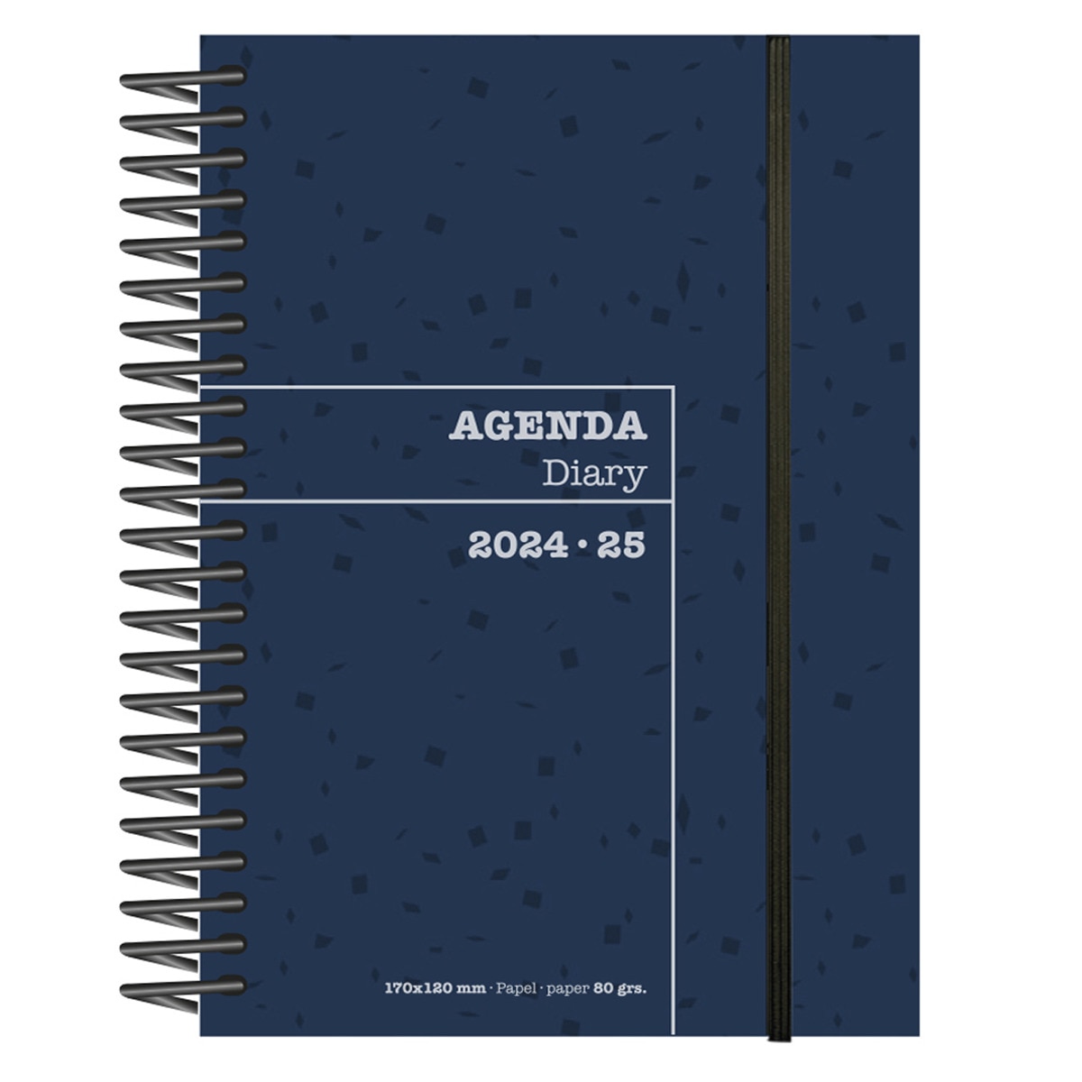 Agenda escolar 2024-2025 1 dia por página A6  Student Senfort Catalão Azul-1