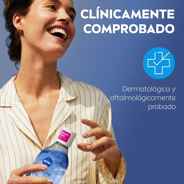 agua micelar Regeneradora rostro, ojos y labios Flacon 400 ml para piel cansada y sensible