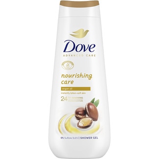 gel de baño Advanced Care Nourishing Care con aceite de argán botella 600 ml 0% sulfatos - Dove