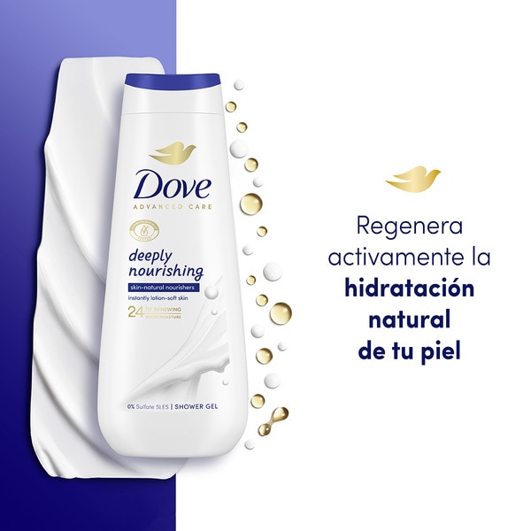 Advanced Care Deeply Nourishing bath gel bottle 600 ml 0% sulphates