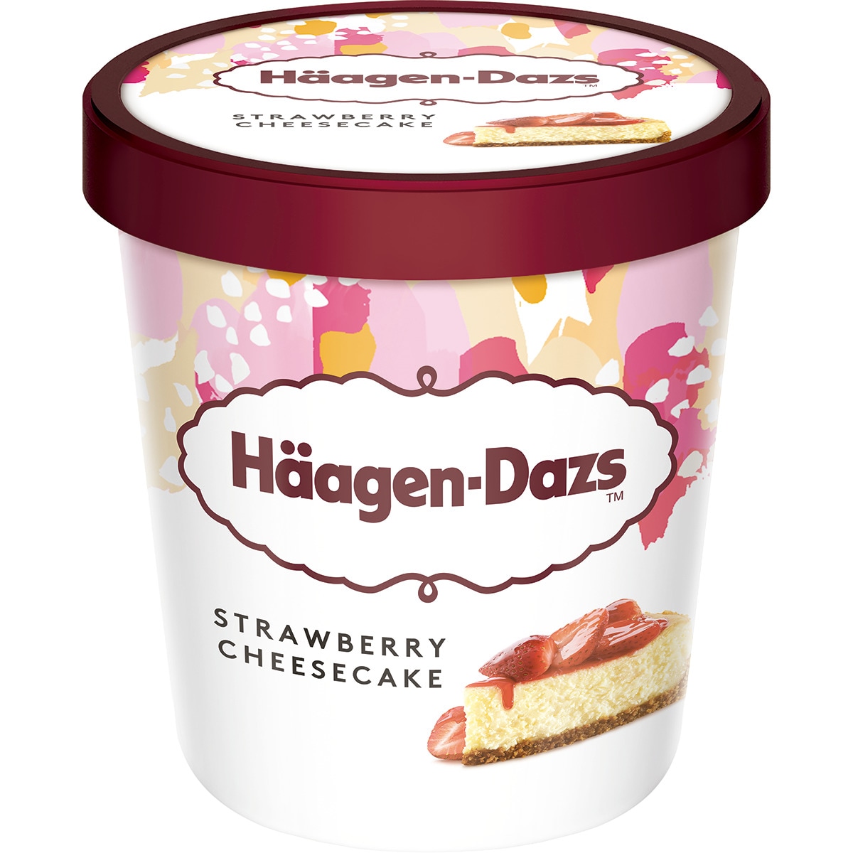 Gelado de Cheesecake de Morango embalagem 460 ml