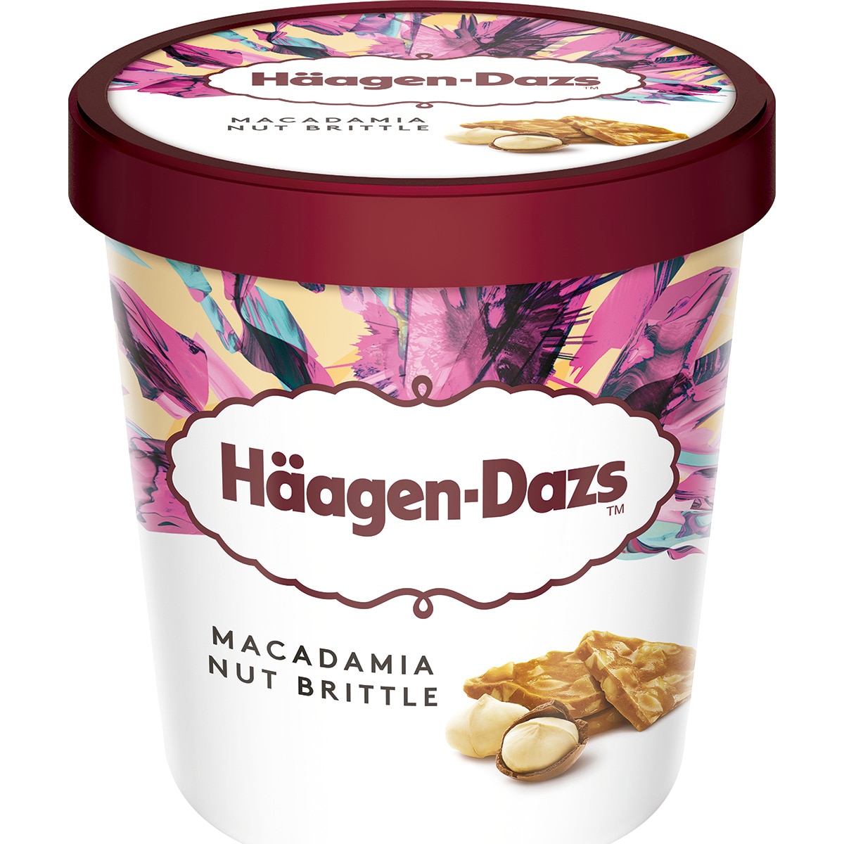 Gelado de Macadâmia embalagem 460 ml