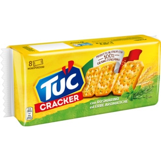 Bolachas Cracker Ervas Finas embalagem 250 g - Tuc