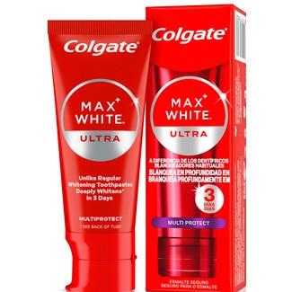 Paste de Dentes  Max White Ultra Multi Protect embalagem 50 ml - Colgate