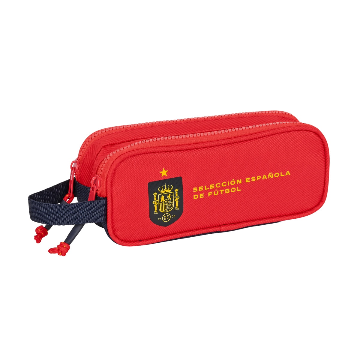Estojo duplo Seleccion Española Safta vermelha e azul Vermelho/Azul-1
