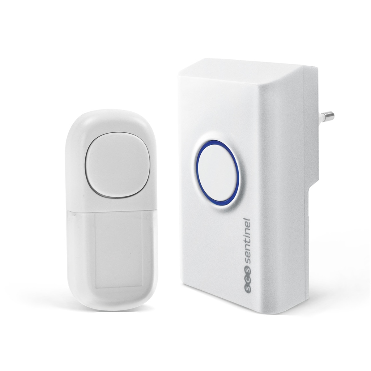 Timbre Inalámbrico sin Pilas OneBell 80 m Eco Blanco-1