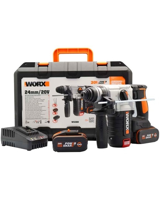 Imagem 0 de Martelo a Bateria 20 V Motor Brushless 4F WX380 PowerShare