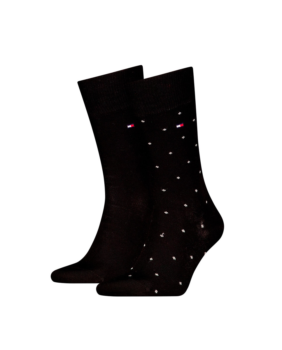 Pack de 2 Pares de Meias com Fantasia Preto-8