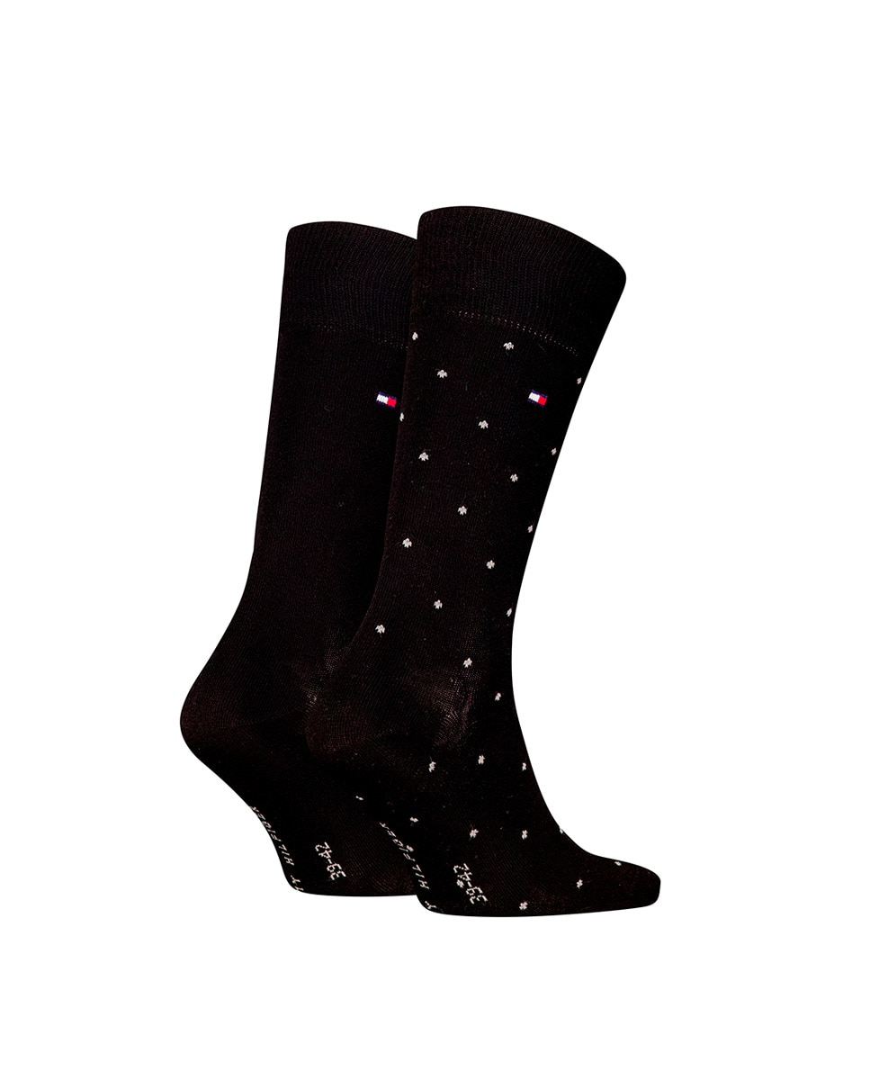 Pack de 2 Pares de Meias com Fantasia Preto-7