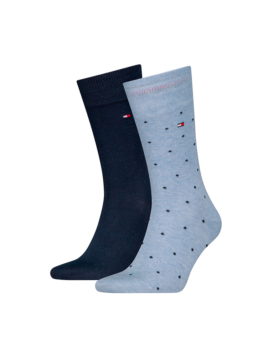 Pack de 2 Pares de Meias com Fantasia Azul-6