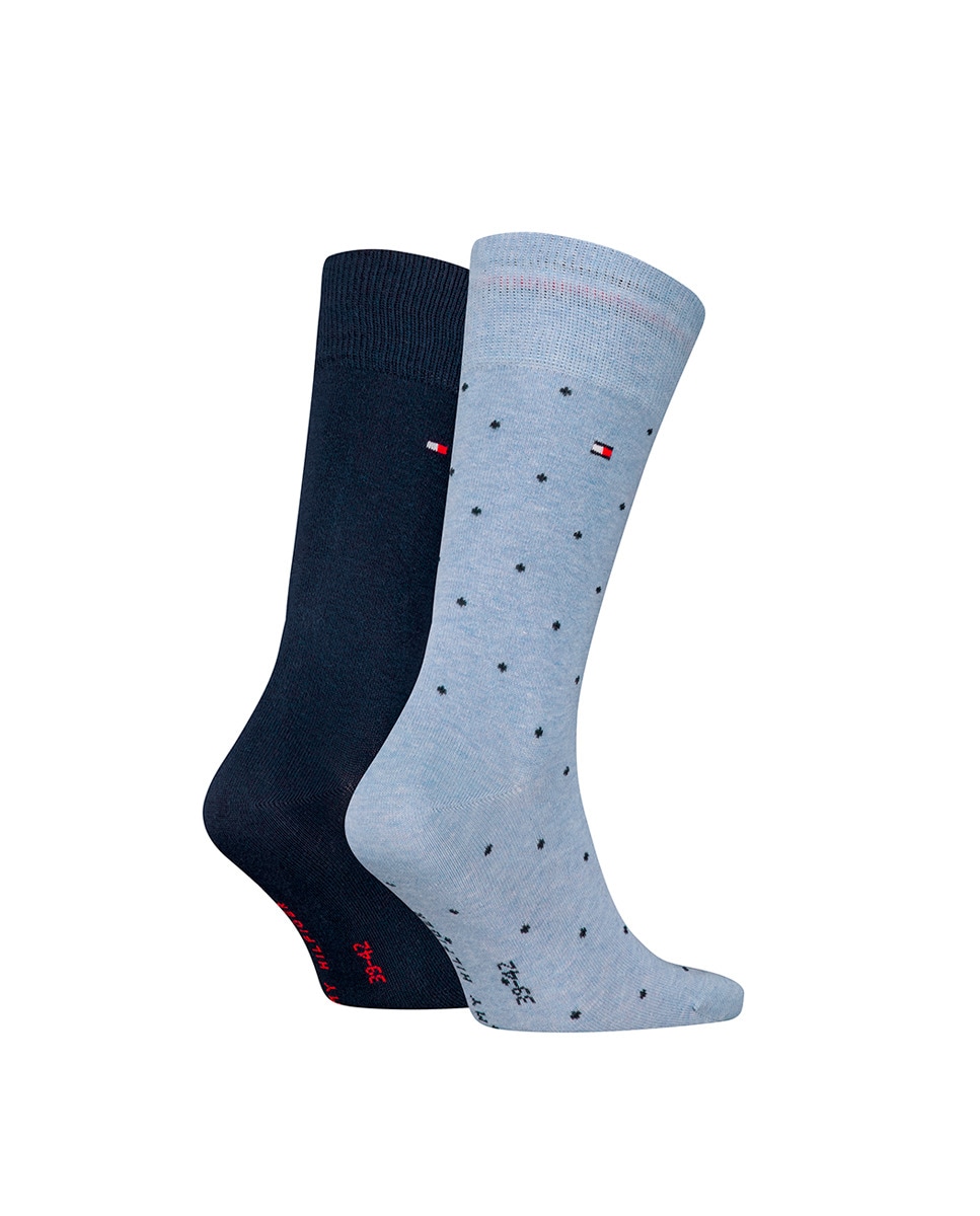 Pack de 2 Pares de Meias com Fantasia Azul-5
