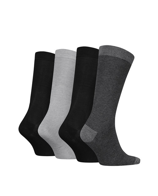 Imagen 0 de Caja regalo pack de 4 calcetines clásicos de hombre de Calvin Klein