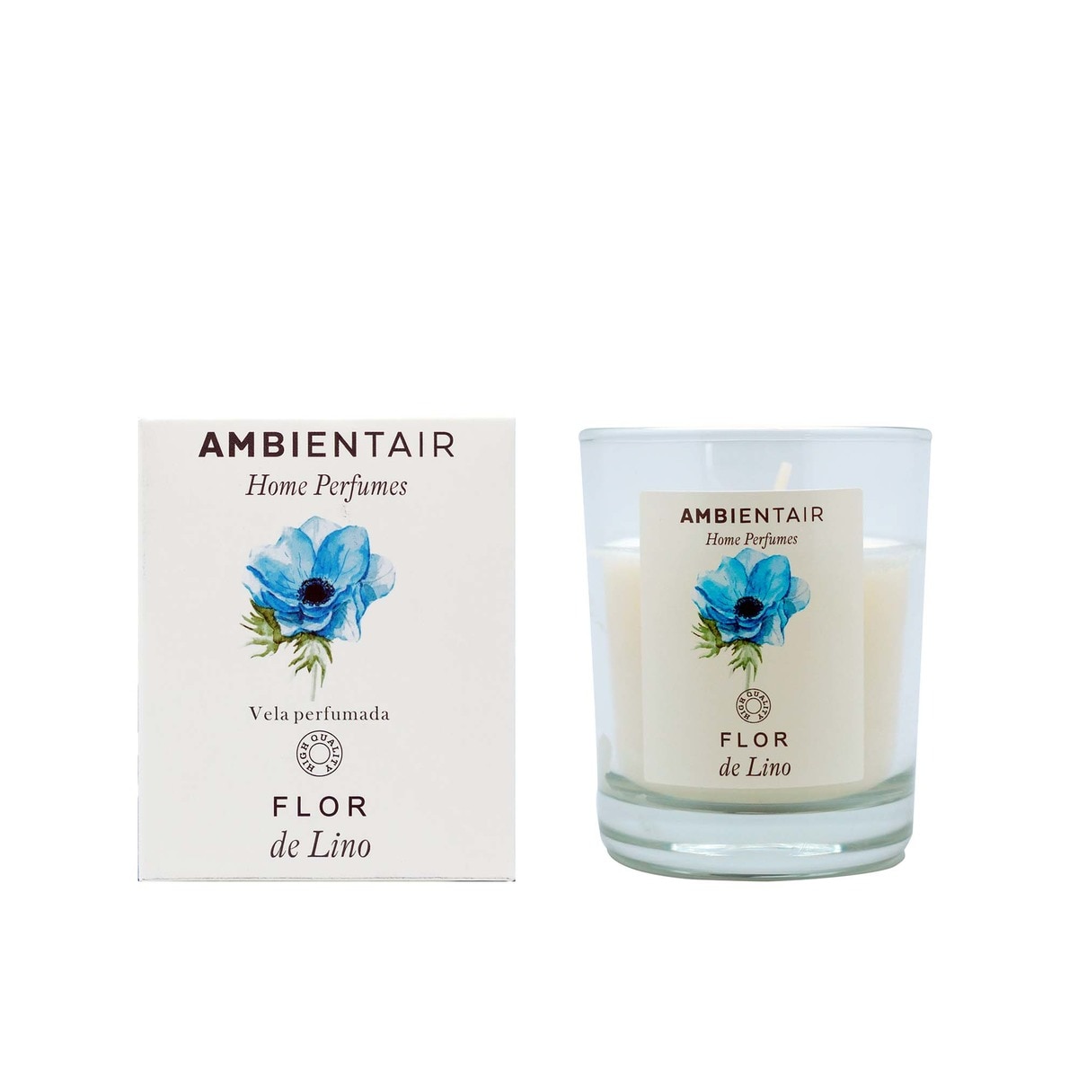 Pack 2 velas con Aroma a Limpio Ambient Air Blanco-1