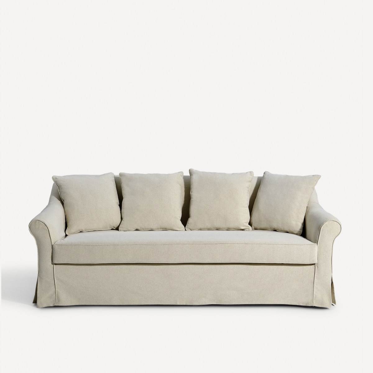 Imagem 0 de Sofá de 2 Lugares Removível em Viscose e Linho Menorca