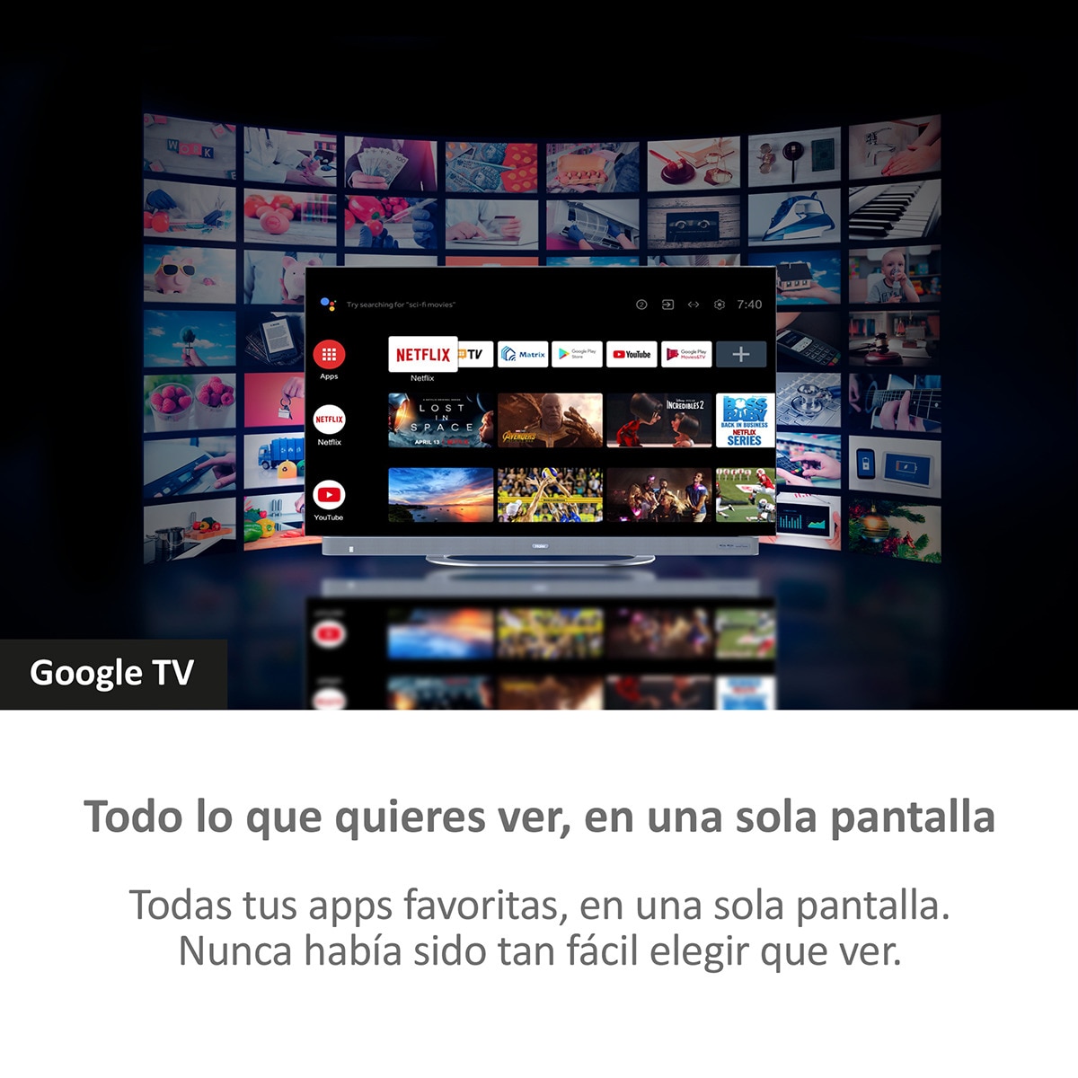 TV OLED 140cm (55") Haier H55C900UX C90 Series, UHD 4K, Smart Google TV, Dolby Vision, Harman Kardon Plata-10