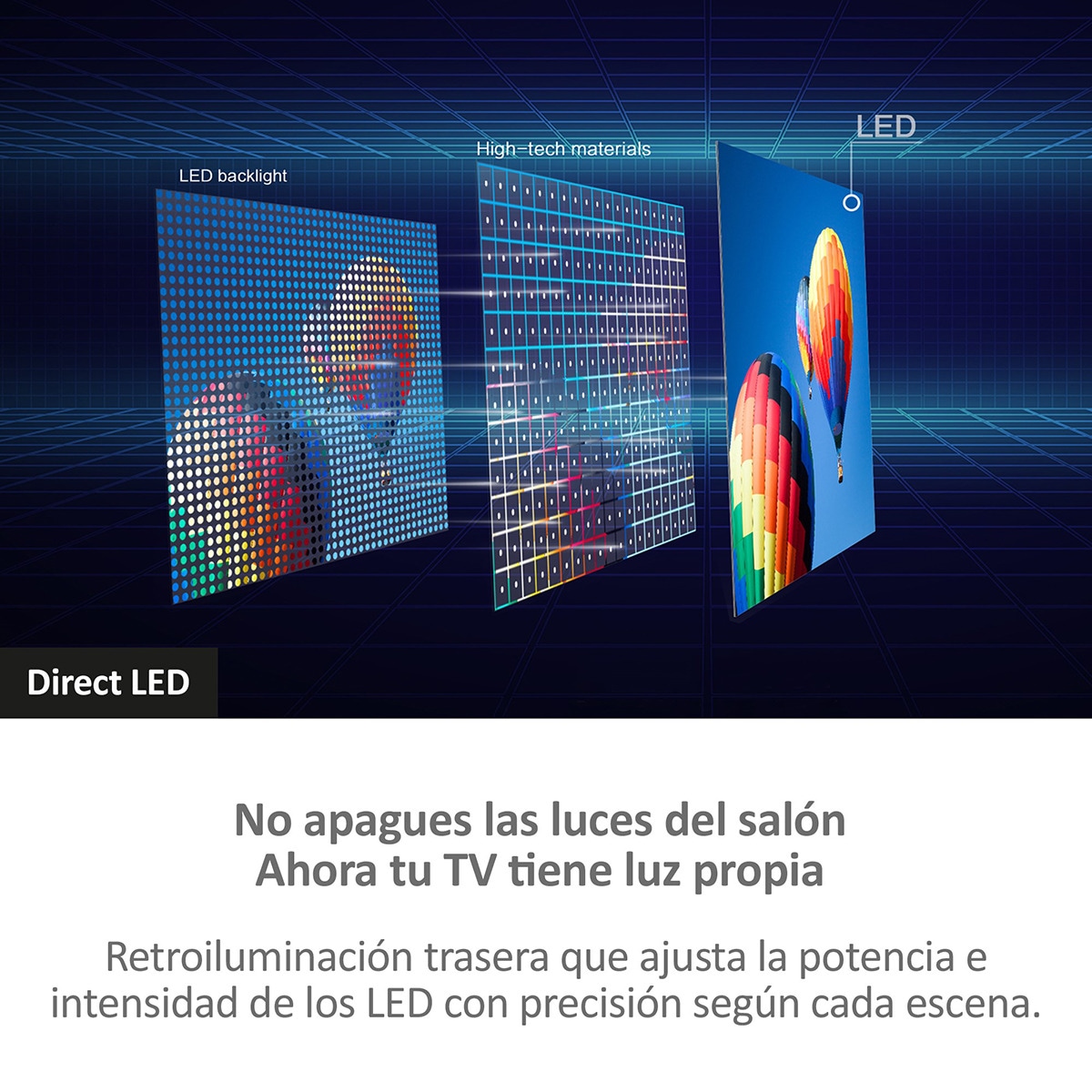 TV LED 177 cm (70") Haier H70K800UX K80 Series, UHD 4K, Smart Google TV, HDR10 Plata-7