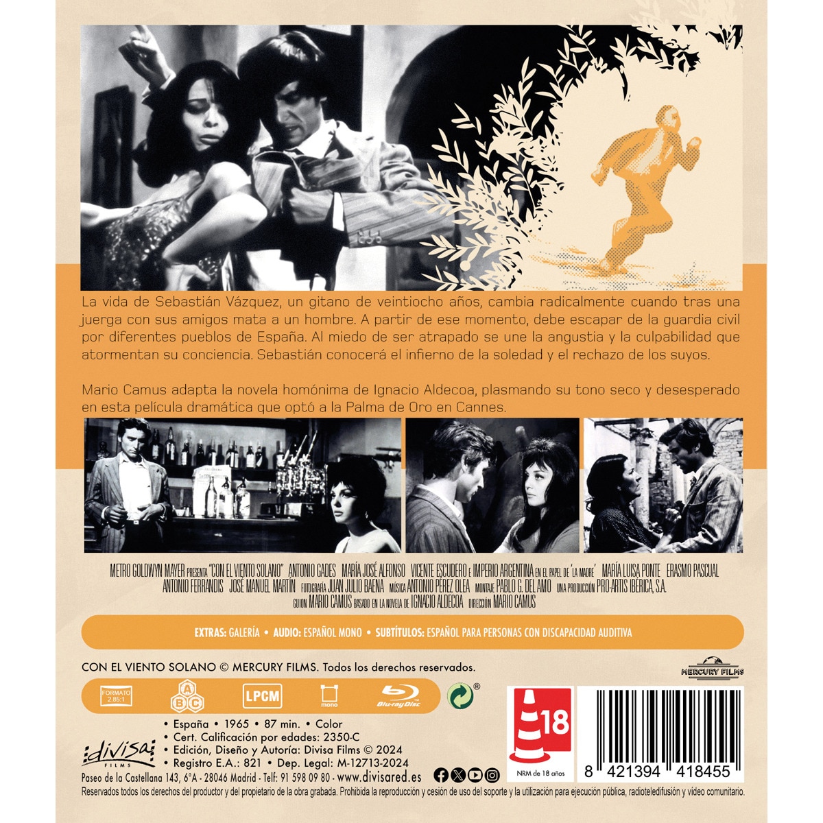 Con el viento solano (Blu-Ray) · DIVISA RED S.A. · El Corte Inglés