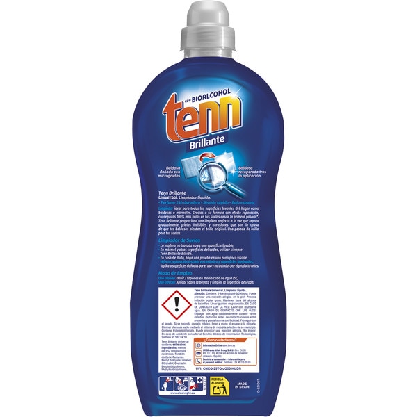 Universal Shine cleaner with bioalcohol bottle 1,250 l