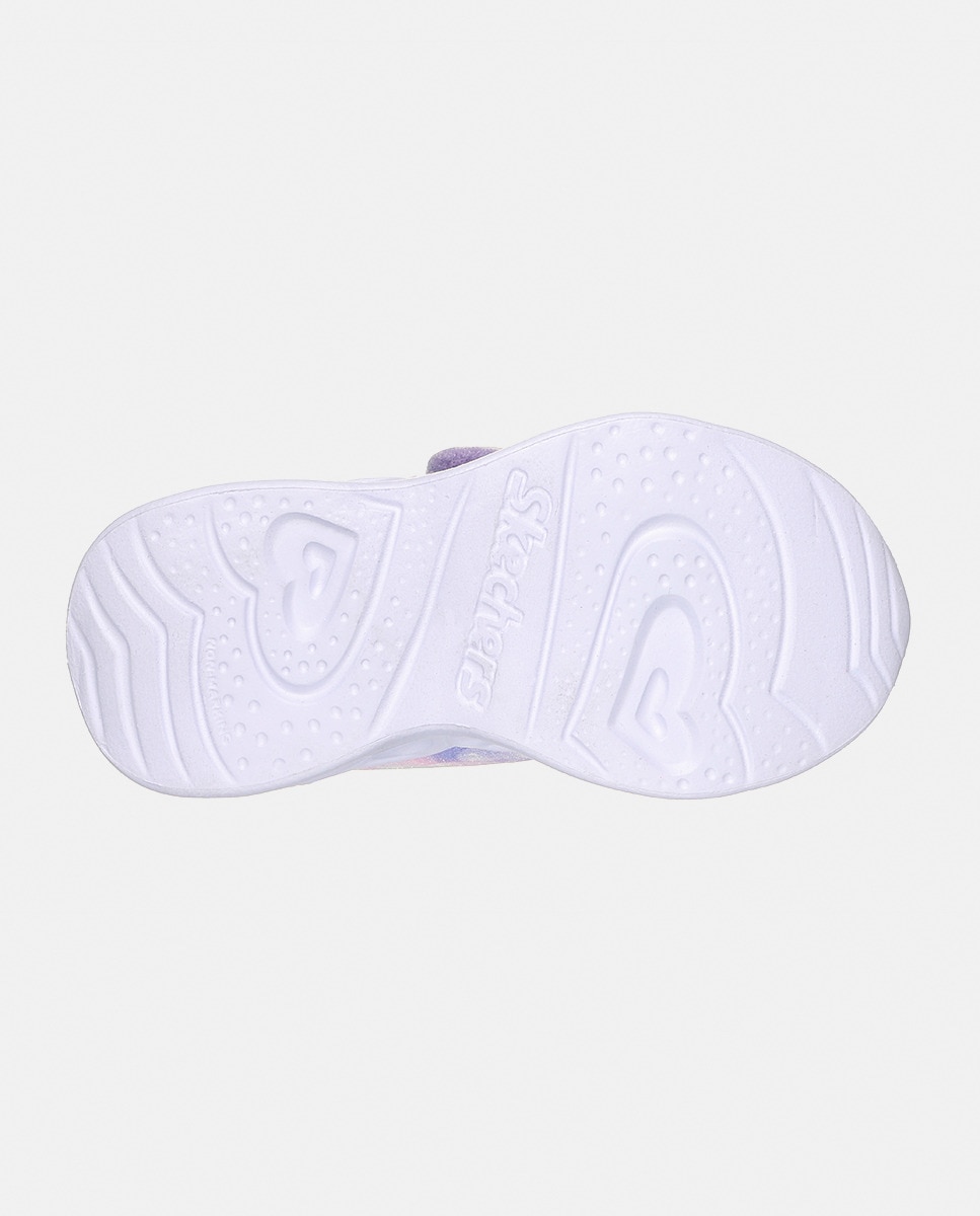 Sapatilhas de Luzes Heart Lights de Bebé Roxo-4