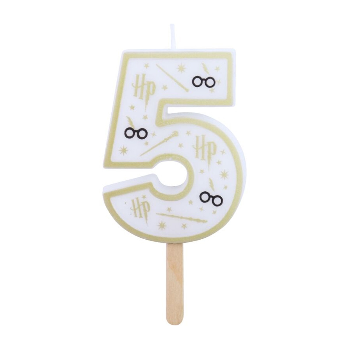 Imagem 0 de Vela Howgarts Número 5 Harry Potter