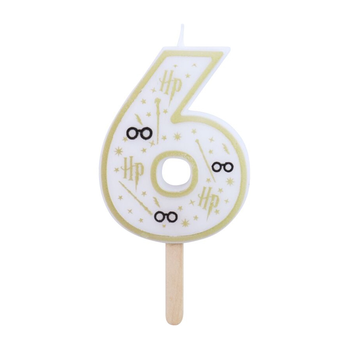 Imagem 0 de Vela Howgarts Número 6 Harry Potter