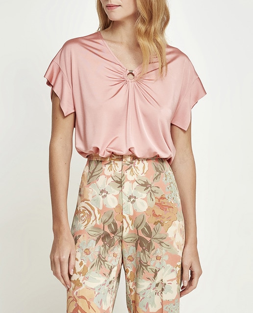 Imagen 0 de Blusón de mujer Lasserre larga con aro en escote