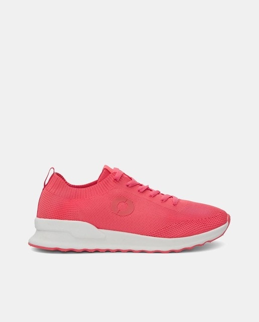 Imagen 0 de Zapatillas de mujer tipo calcetín bajas con logotipo y suela de EVA