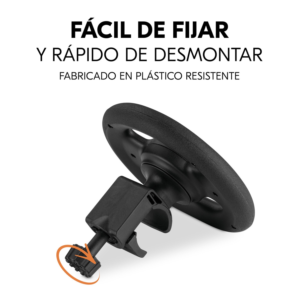 Acessório para Carrinho de Passeio Pushchair Steering Wheel Preto-5
