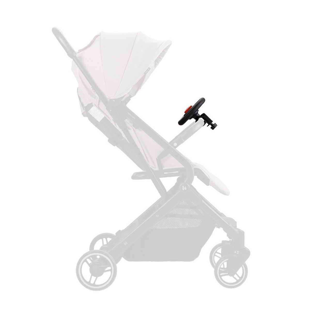 Acessório para Carrinho de Passeio Pushchair Steering Wheel Preto-11