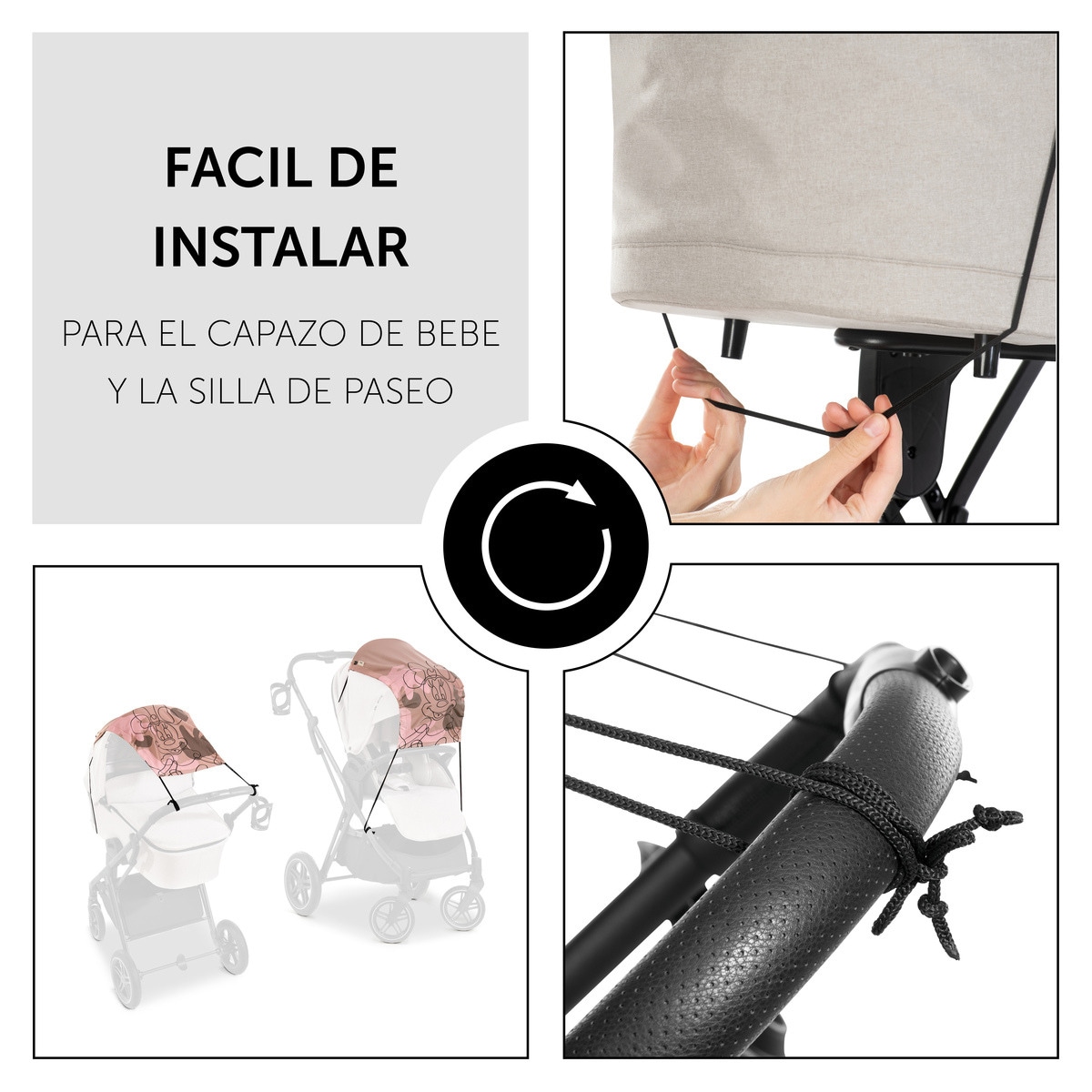 Pala Solar Sunshade Rosa-3