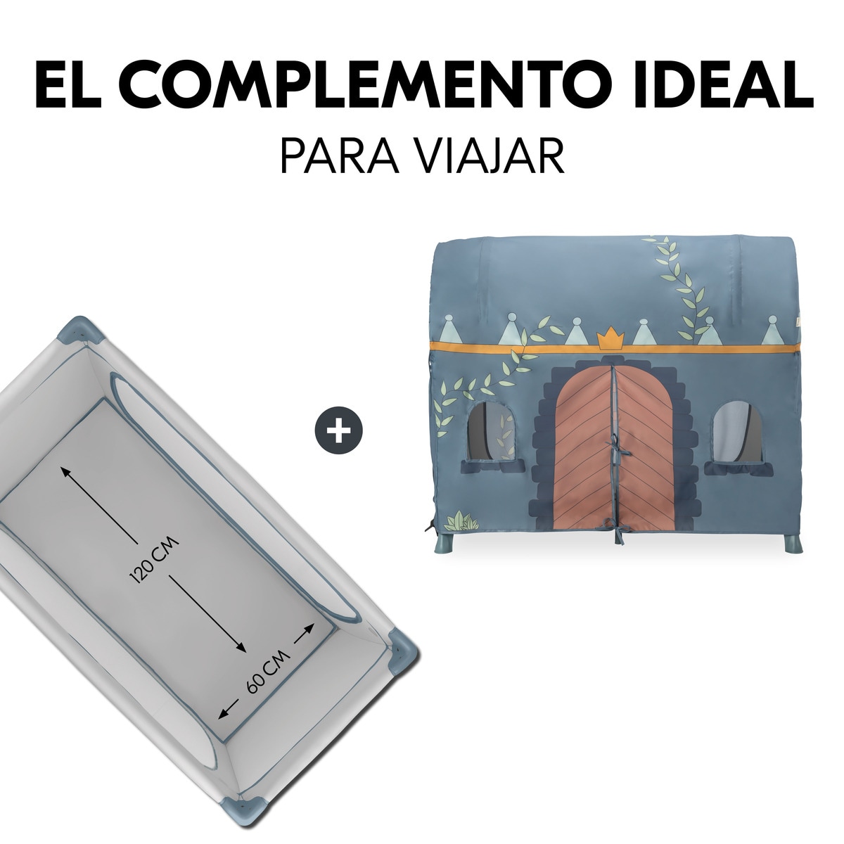 Capa para Berço de Viagem Travel Bed Cover Azulão-3