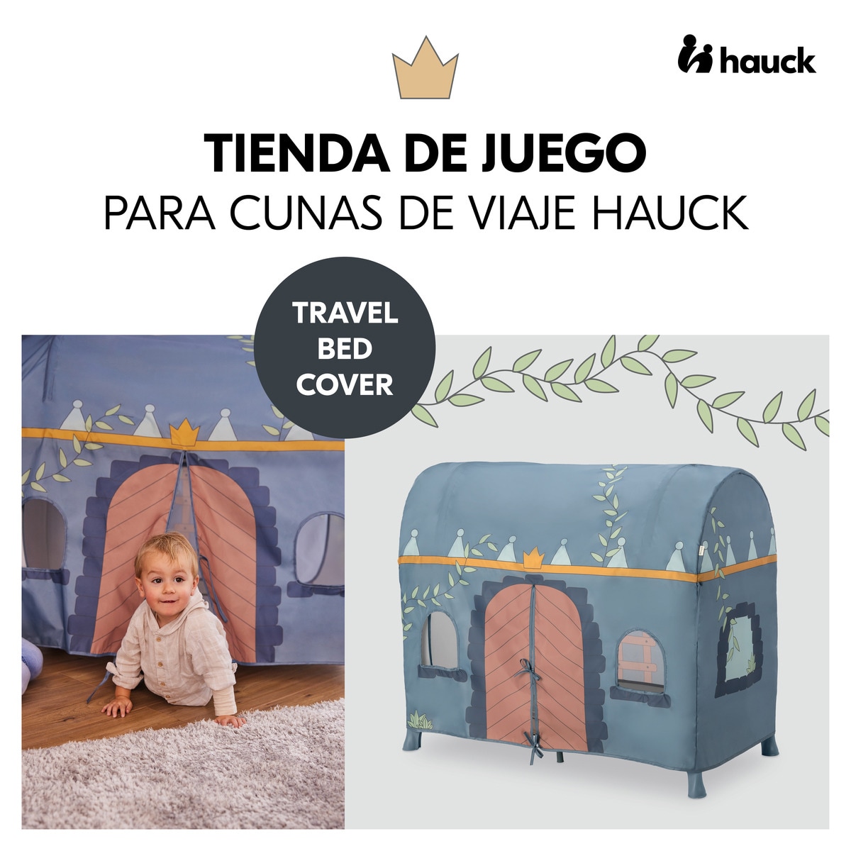 Capa para Berço de Viagem Travel Bed Cover Azulão-2