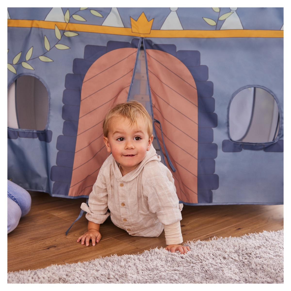 Capa para Berço de Viagem Travel Bed Cover Azulão-19