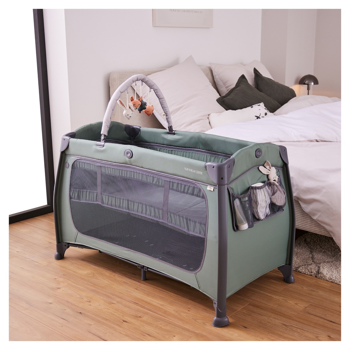 Arco de Juego para cunas de viaje Travel Bed Mobile Forest · Hauck