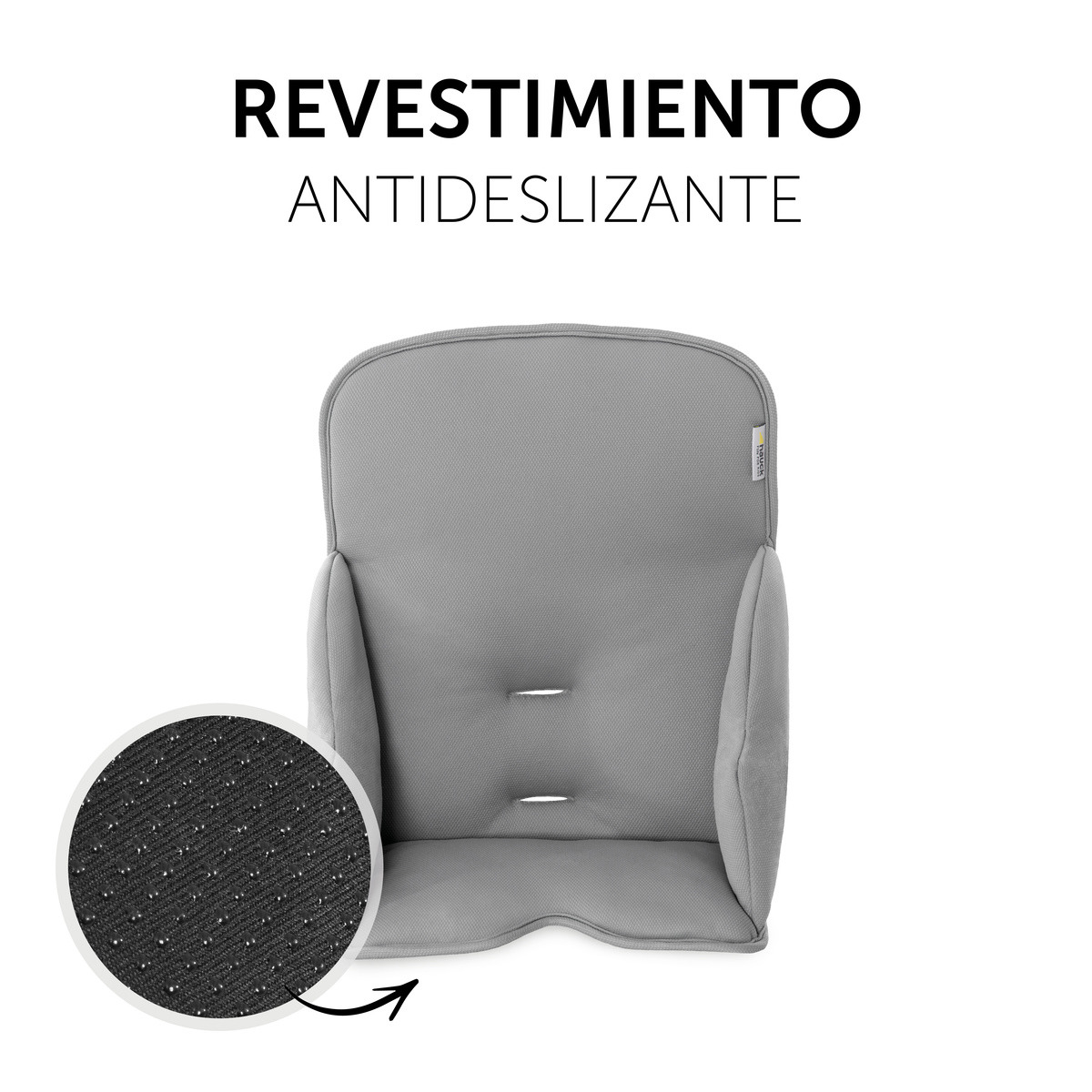 Almofada para Cadeira de Refeição Alpha Cosy Comfort Stretch - Grey Cinzento-6