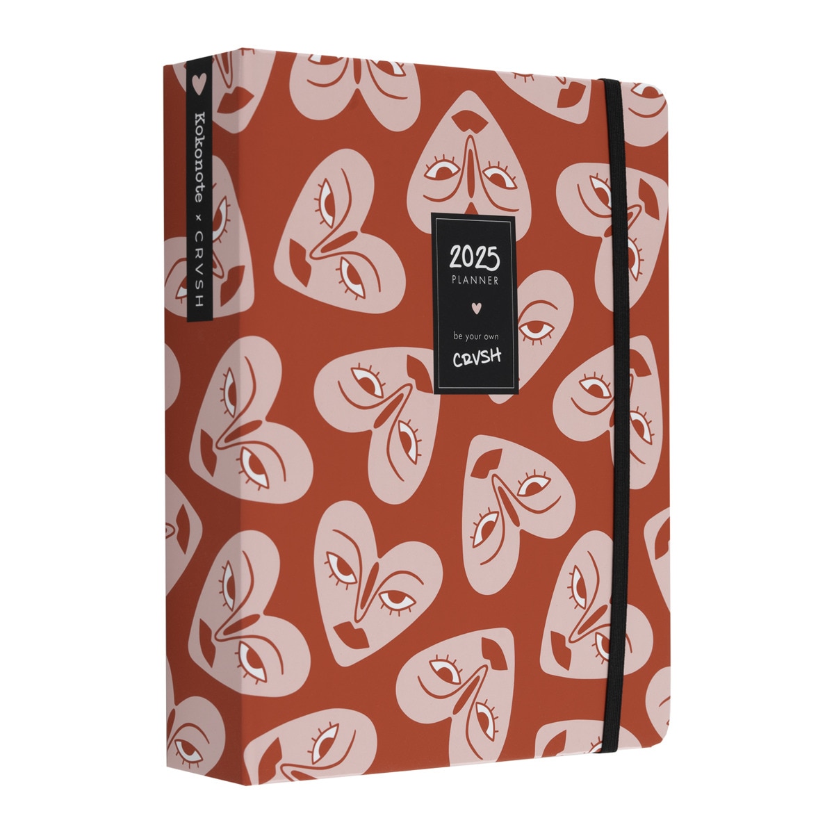Imagem 0 de Agenda 17 meses 2024/2025 vista semanal Idole Crvsh x Kokonote Rosa