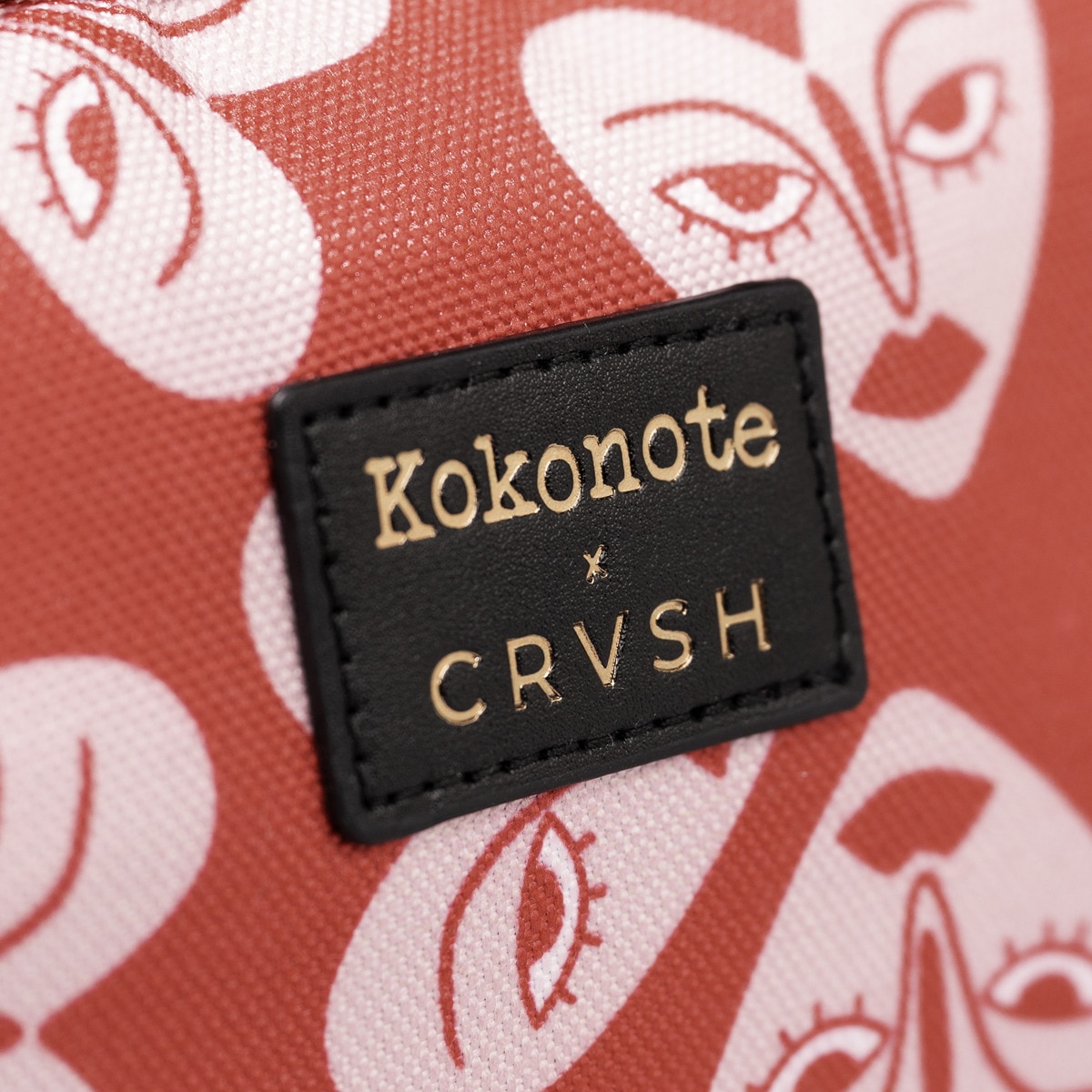 Necessaire Crvsh x Kokonote Rosa Rosa/Vermelho-3