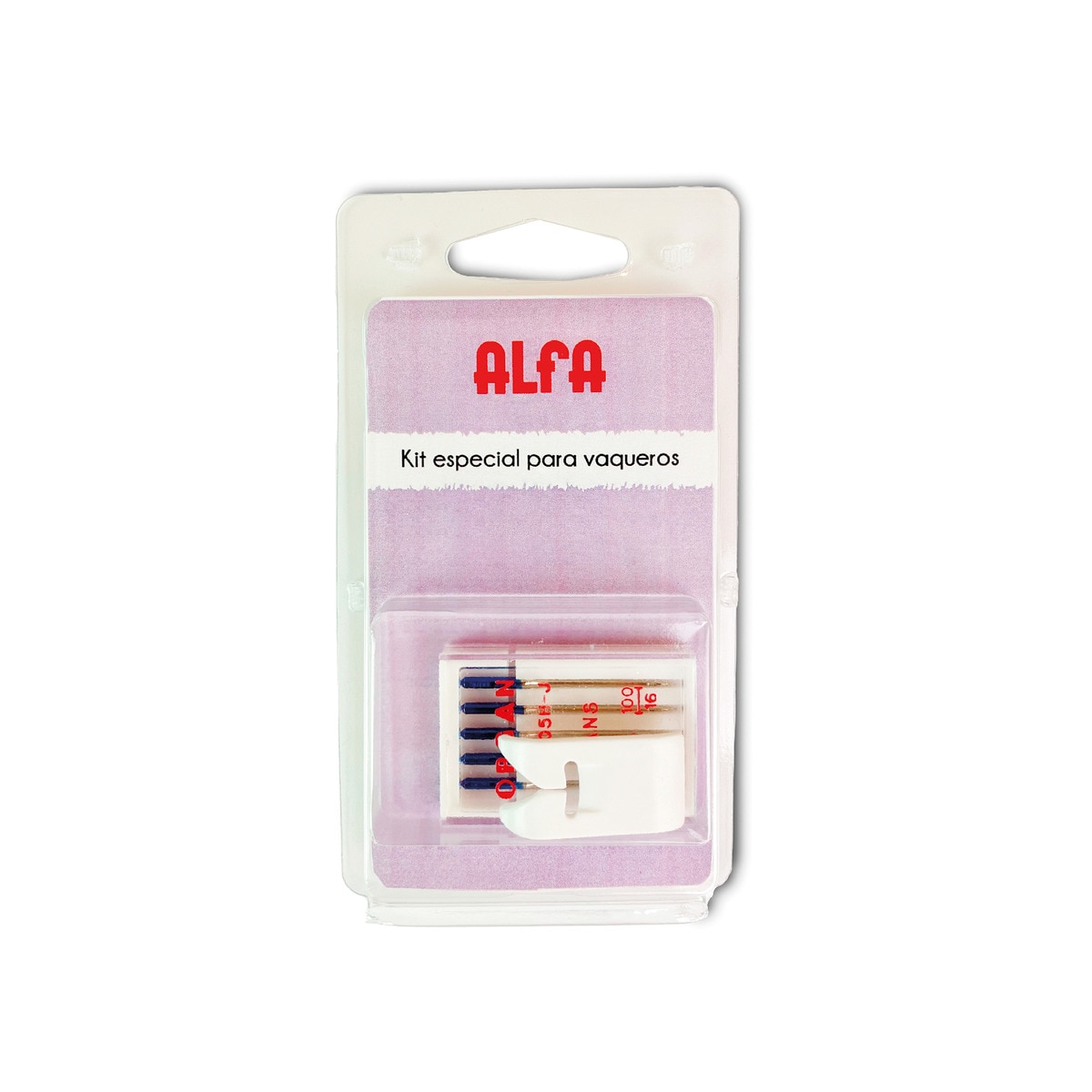 Pack vaqueros para máquina de coser Alfa 3