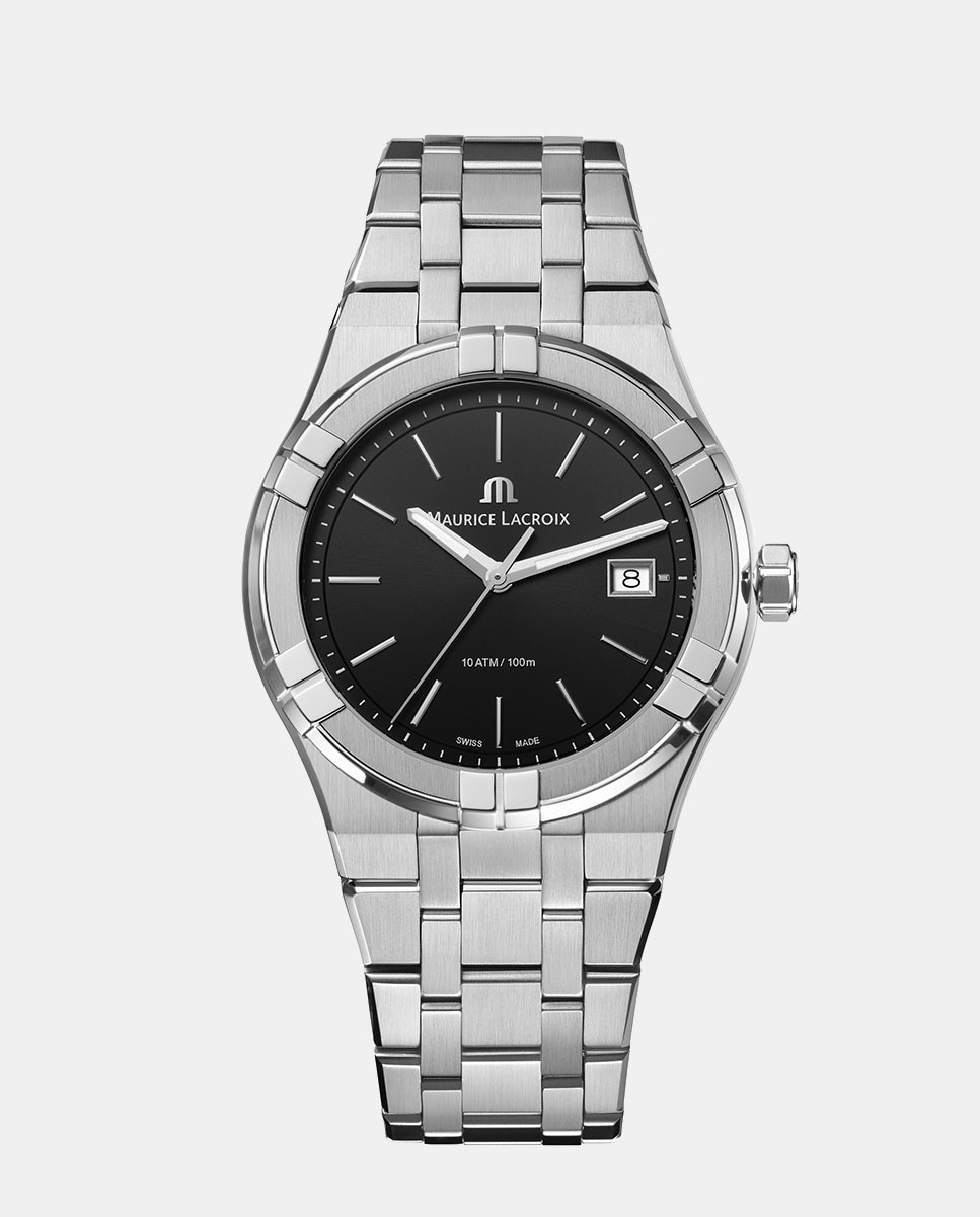 Reloj de hombre Aikon AI1108-SS002-330-1 de acero Negro-1