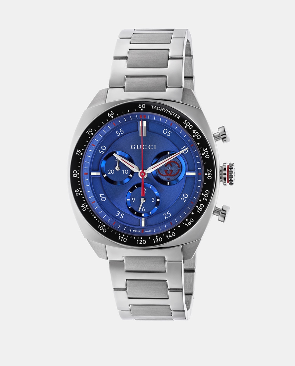 Reloj de hombre Gucci Interlocking YA142317 de acero Azul-1
