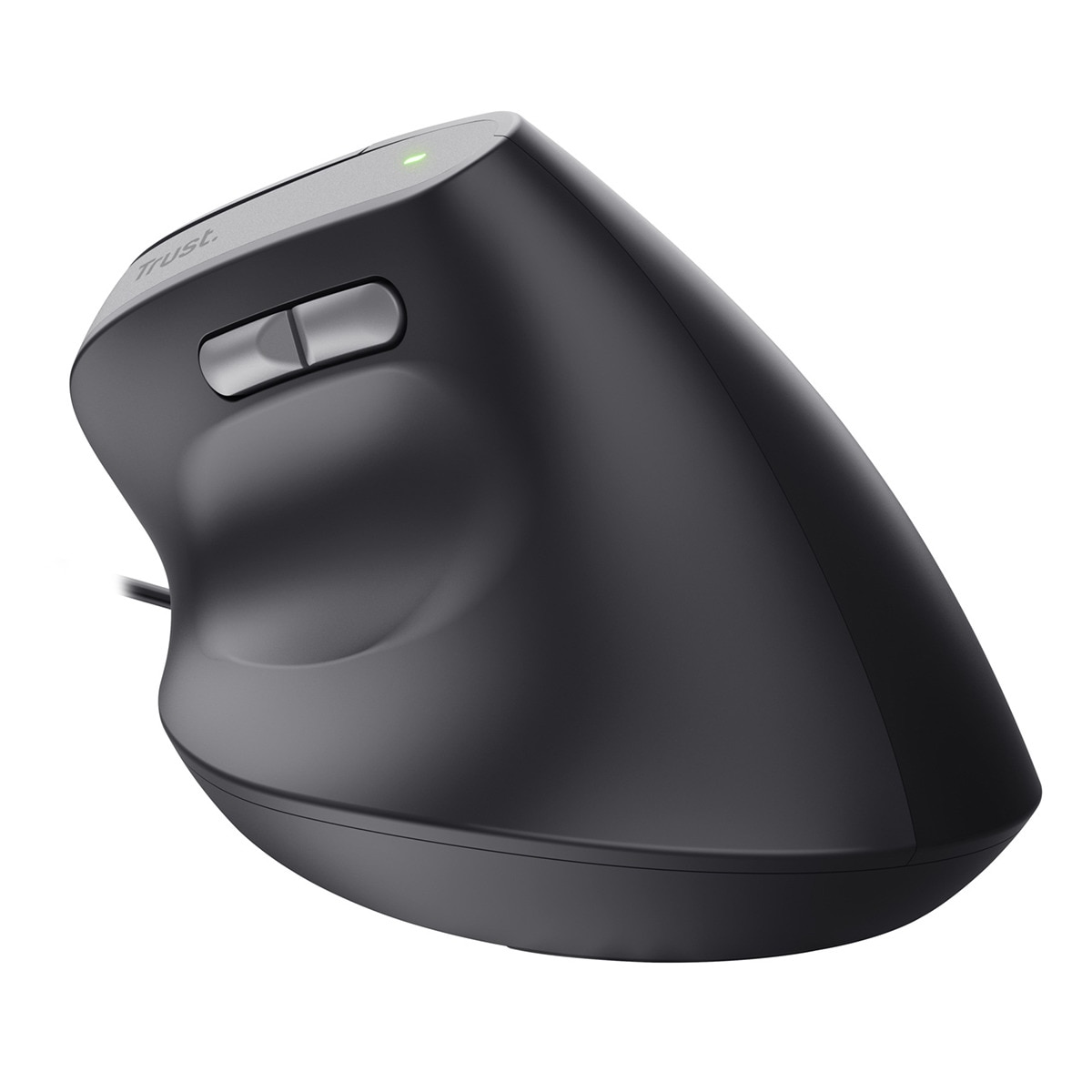 Ratón vertical con cable Trust Bayo II Negro / Gris-4