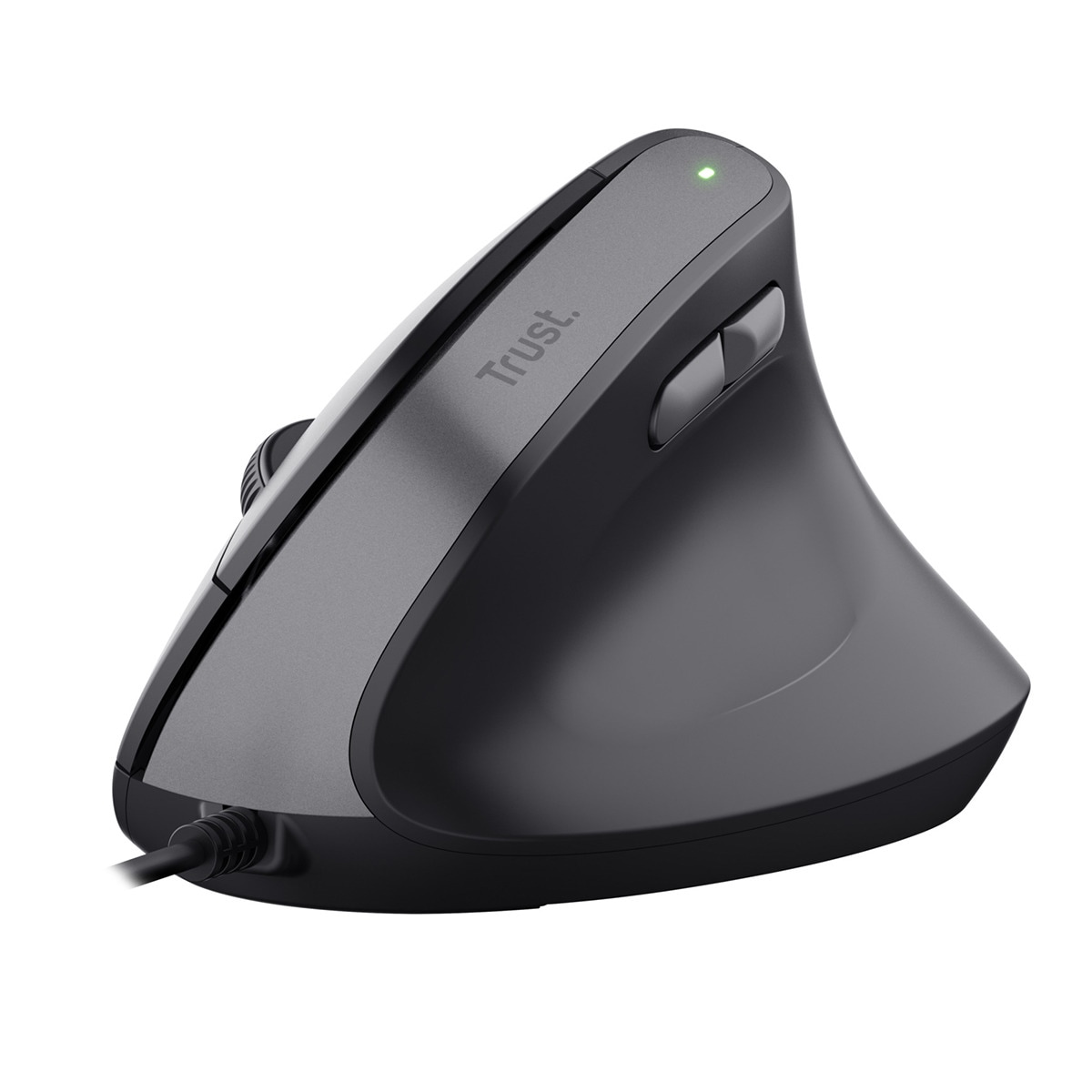 Ratón vertical con cable Trust Bayo II Negro / Gris-3