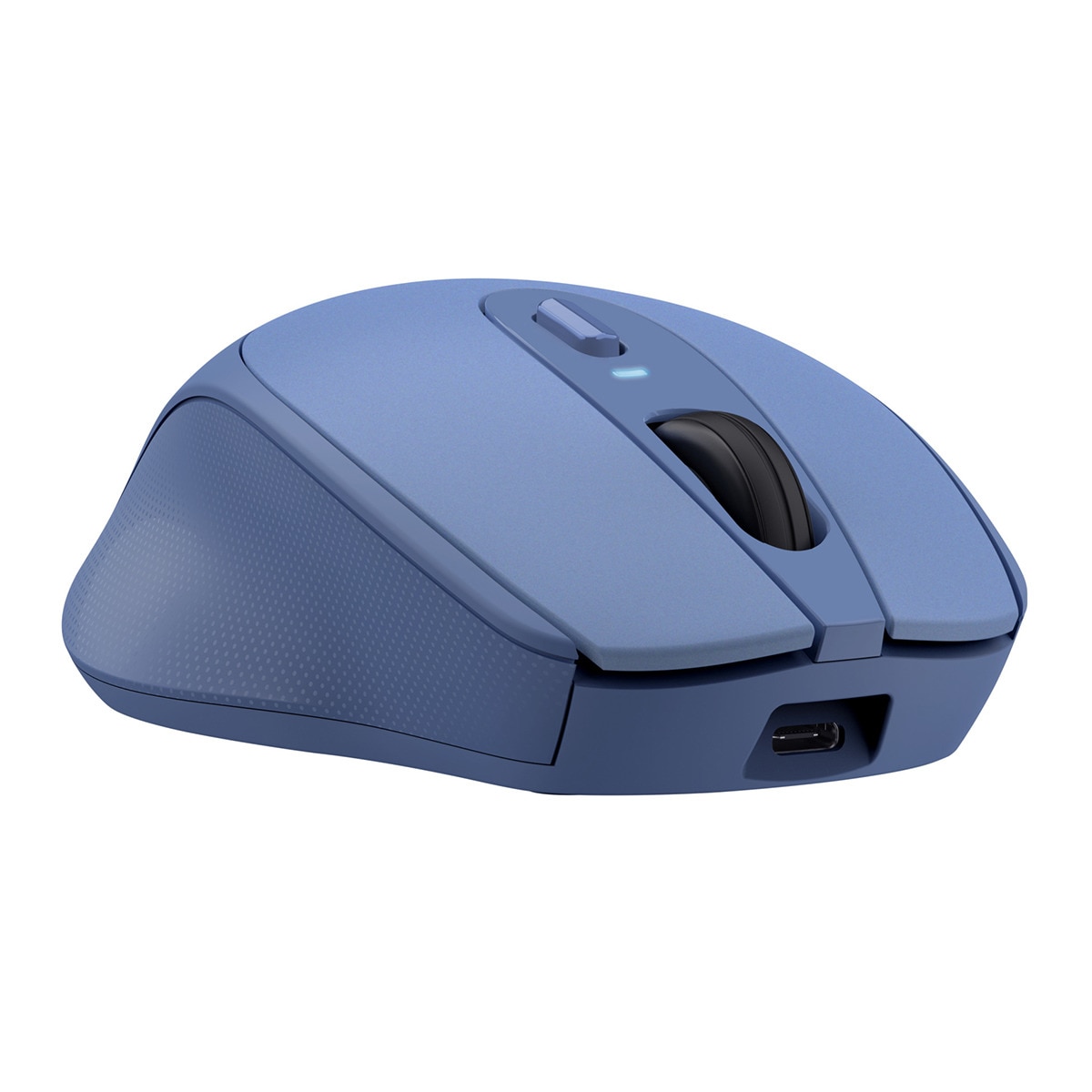 Ratón inalámbrico recargable Trust Zaya azul Azul-4